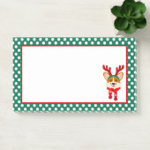Post-it® Joyeux Noël Corgi Chien Post-It Notes (Bureau)