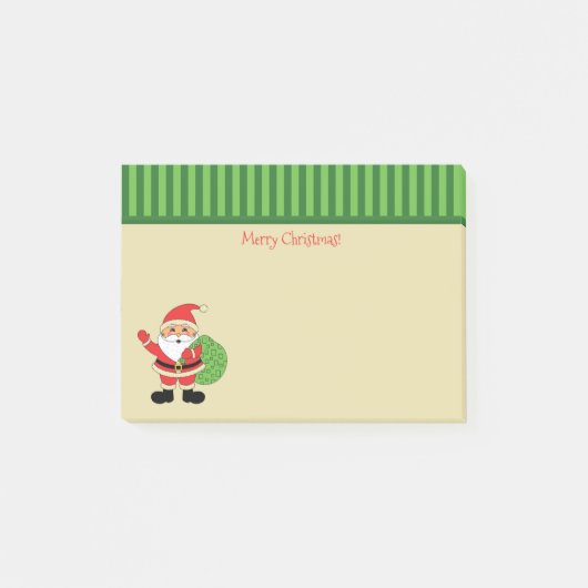 Post-it® Joyeux Noël du père noël (Devant)