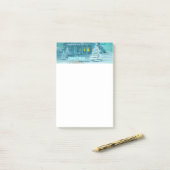 Post-it® Joyeux Noël et Bonne Année (Sur un bureau)