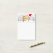 Post-it® Joyeux Noël et Bonne Année (Sur un bureau)