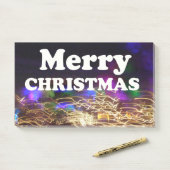 Post-it® Joyeux Noël et bonnes voeux de Nouvel An (Sur un bureau)