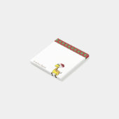 Post-it® Joyeux Noël, Giraffe Santa Hat - Personnalisé (Incliné)