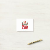 Post-it® Joyeux Noël Ho Ho Joyeux Noël (Sur un bureau)