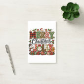 Post-it® Joyeux Noël mignon gai (Bureau)