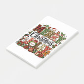 Post-it® Joyeux Noël mignon gai (Incliné)