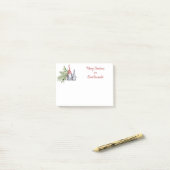 Post-it® Joyeux Noël mignon Gnomes scandinaves Stick (Sur un bureau)