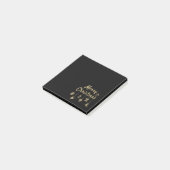 Post-it® Joyeux Noël Ornements or (Incliné)