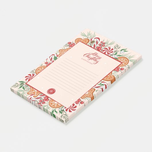 Post-it® Joyeux Noël Post-it Notes (Incliné)