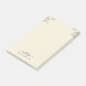 Post-it® Joyeux Noël Red Berries Fête Botanique (Incliné)