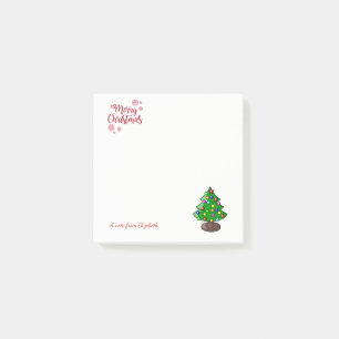 Post-it® Joyeux Noël, Sapin de Noël-Personnalisé