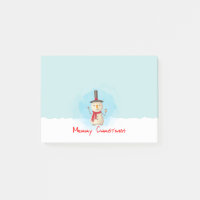 Joyeux Noël Snowman Agitant Et Souriant