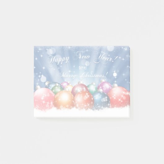 Post-it® Joyeux Nouvel An et joyeux Noël (Devant)