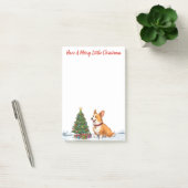 Post-it® Joyeux petit Noël - Corgi (Bureau)