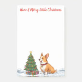 Post-it® Joyeux petit Noël - Corgi (Devant)