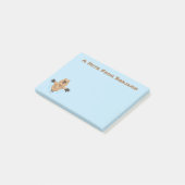 Post-it® Joyeux sauter quokka dessin animé (Incliné)