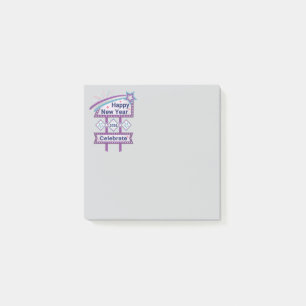 Post-it® Joyeux signe du Nouvel An Retro - Célébrer la Marq