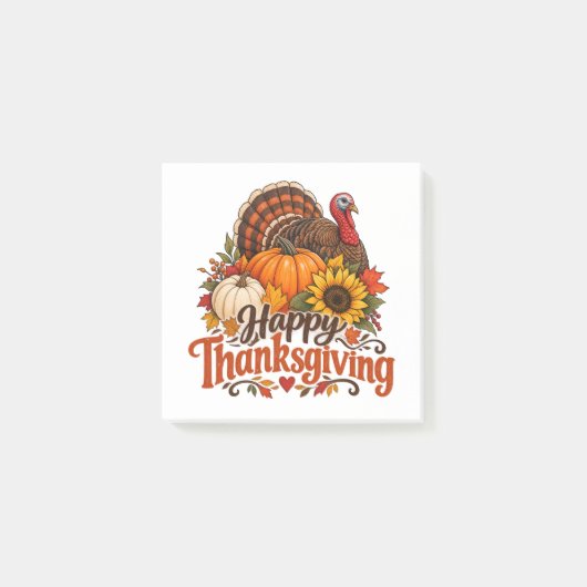 Post-it® Joyeux Thanksgiving (Devant)