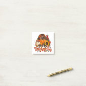 Post-it® Joyeux Thanksgiving (Sur un bureau)
