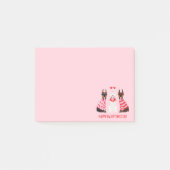 Post-it® Joyeux Valentines Day Chiens Dobermann (Devant)