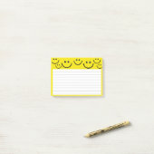 Post-it® Joyeux visage (Sur un bureau)
