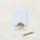 Post-it® Jurassique Dinosaure Stegosaurus (Sur un bureau)