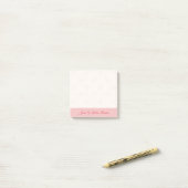 Post-it® Just A Little Note Pink Bow Watermark (Sur un bureau)