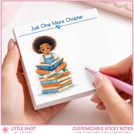 Post-it® Just One More Chapter Personalized Book Lover
