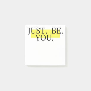 Post-it® Juste être vous Typographie Inspirante Minimaliste