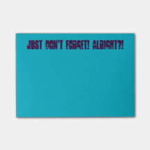 Juste n'oubliez pas ! Notes de post-it