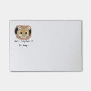Post-it® "Juste Pappé pour dire" Citer Fun Mouse Animal