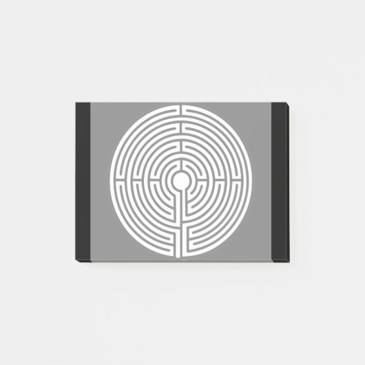 Post-it® Juste un labyrinthe en noir (Devant)