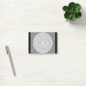 Post-it® Juste un labyrinthe en noir (Bureau)