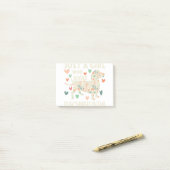 Post-it® Juste Une Fille Qui Aime Dachshunds Flower (Sur un bureau)