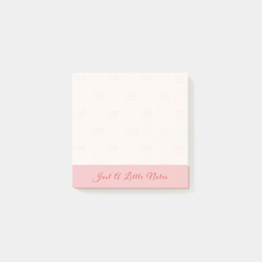 Post-it® Juste une petite note Fil rose en filigrane (Devant)