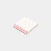 Post-it® Juste une petite note Fil rose en filigrane (Incliné)