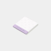 Post-it® Juste une petite note Filigrane à ruban lilas (Incliné)