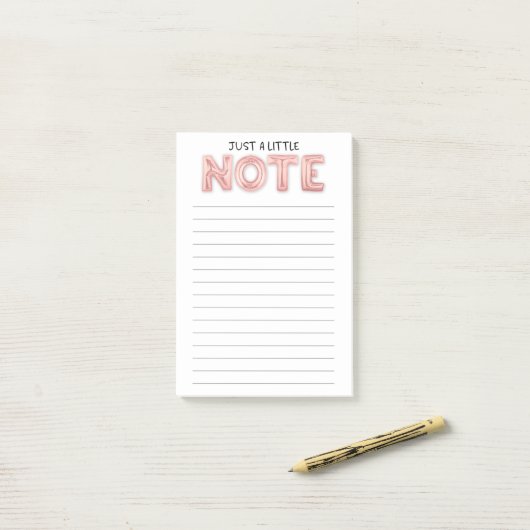 Post-it® Juste une petite note : Notes de post-it (Sur un bureau)