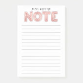 Post-it® Juste une petite note : Notes de post-it (Devant)