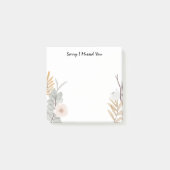 Post-it® JW Ministère Approvisionnement Désolé J'Ai Manqué (Devant)