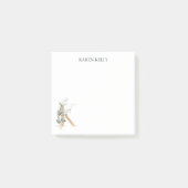 Post-it® K Monogramme Notes florales (Devant)