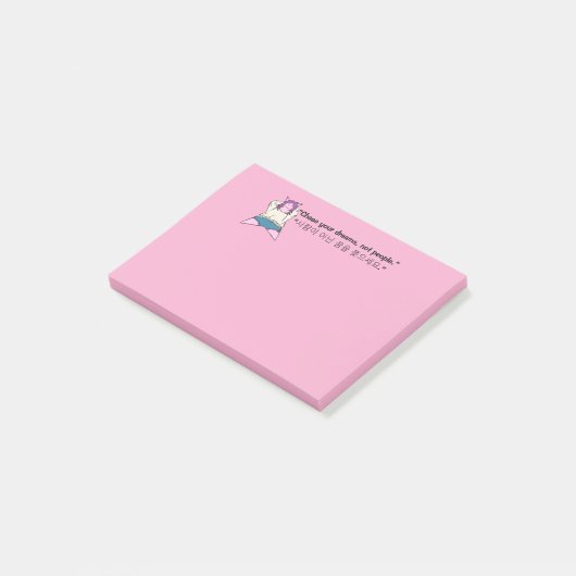 Post-it® K-Pop Stars Stationery  (Incliné)
