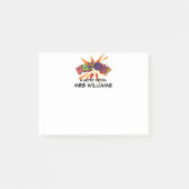 Post-it® KA-POW Nom personnalisé Fun Retro Comic Book (Devant)