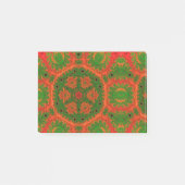 Post-it® Kaleidoscope orange et vert Notes (Devant)