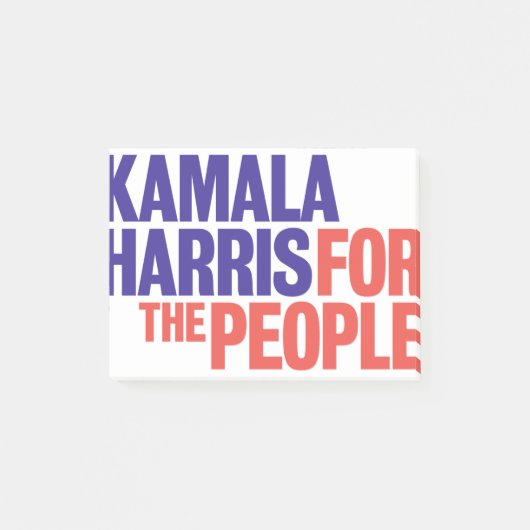 Post-it® Kamala Harris pour le président 2024 (Devant)