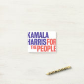 Post-it® Kamala Harris pour le président 2024 (Sur un bureau)