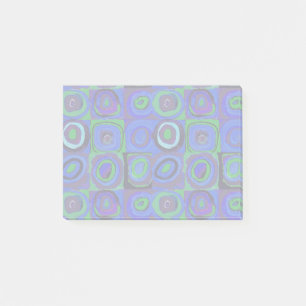 Post-it® Kandinsky Farbstudie Carrés Bleus Cercle Carré