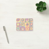 Post-it® Kandinsky Farbstudie Cercles Carré Quadrate Art (Bureau)