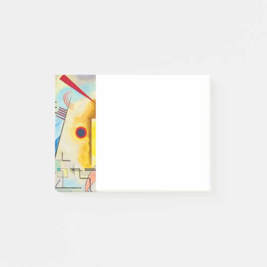 Post-it® Kandinsky jaune-rouge-bleu (Devant)