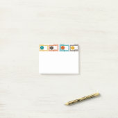 Post-it® Kandinsky Rectangles avec Ovals (Sur un bureau)
