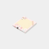 Post-it®  kawaii chat kitty pastel amoureux meow kitten c (Incliné)